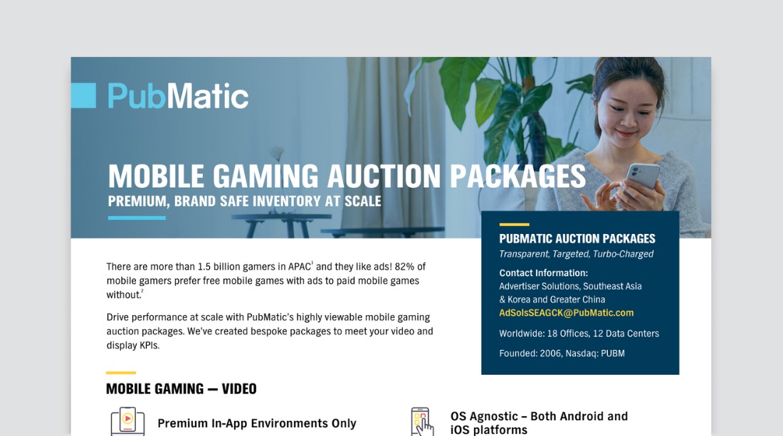 Thumbnail image: Mobile Gaming Auction Packages