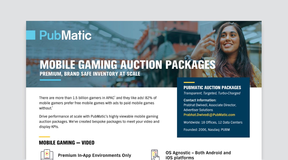 Thumbnail image: Mobile Gaming Auction Packages