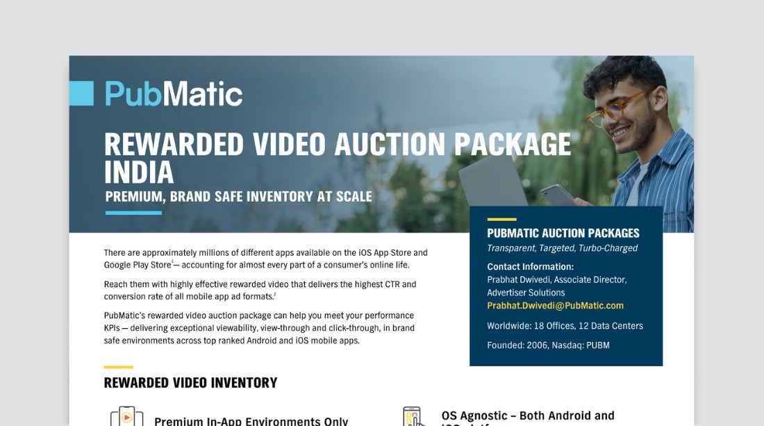 Thumbnail image: Rewarded Video Auction Packages