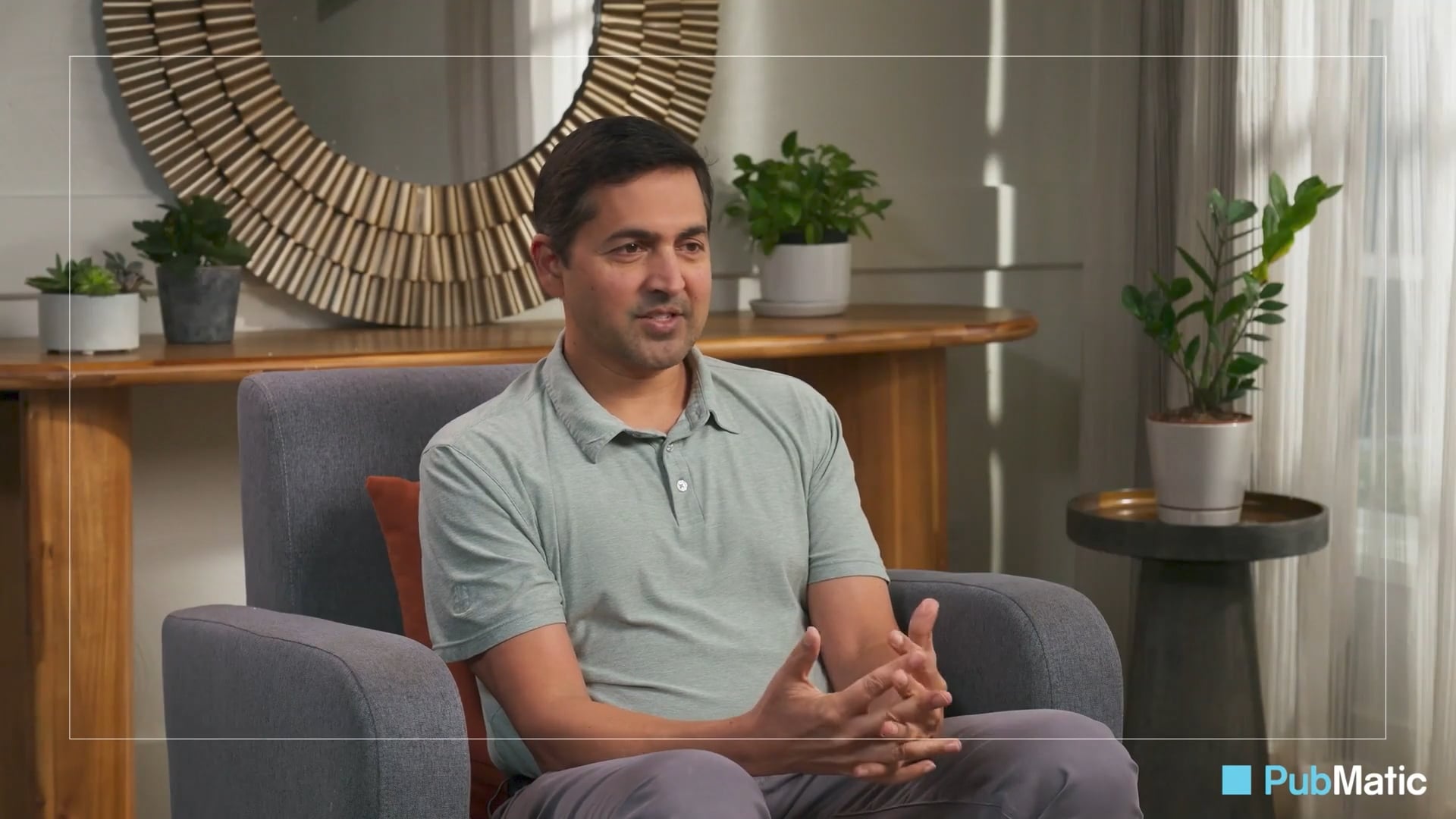 An interview video thumbnail featuring Amar Goel, the Co-Founder of PubMatic.